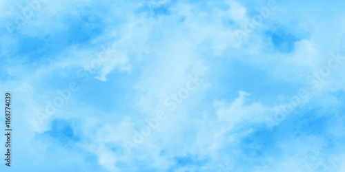 Gradient light white sky background with fluffy clouds, Nature landscape in environment day horizon skyline view, cloudy in sunshine calm bright winter air background .	