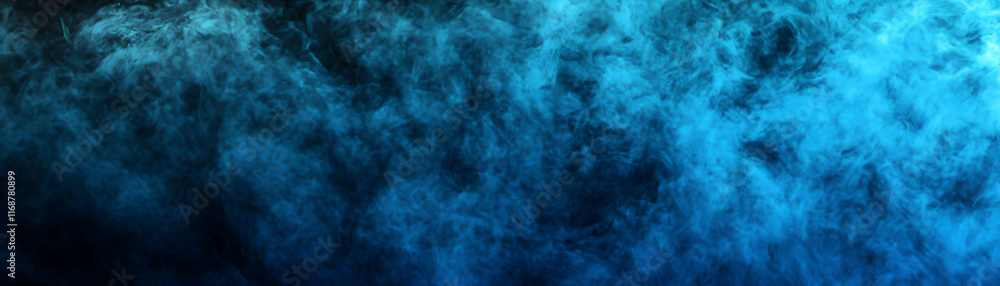 Obraz premium Blue Smoke Abstract Background Image