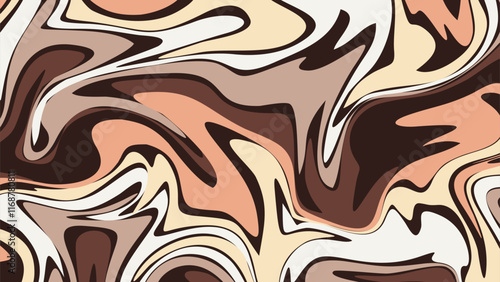 chocolate liquid background. Vector abstract background design for presentation, banner, web, wallpaper.