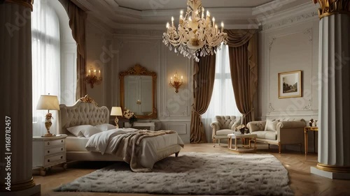 Wallpaper Mural Opulent Master Bedroom: Luxurious Interior Design  Torontodigital.ca