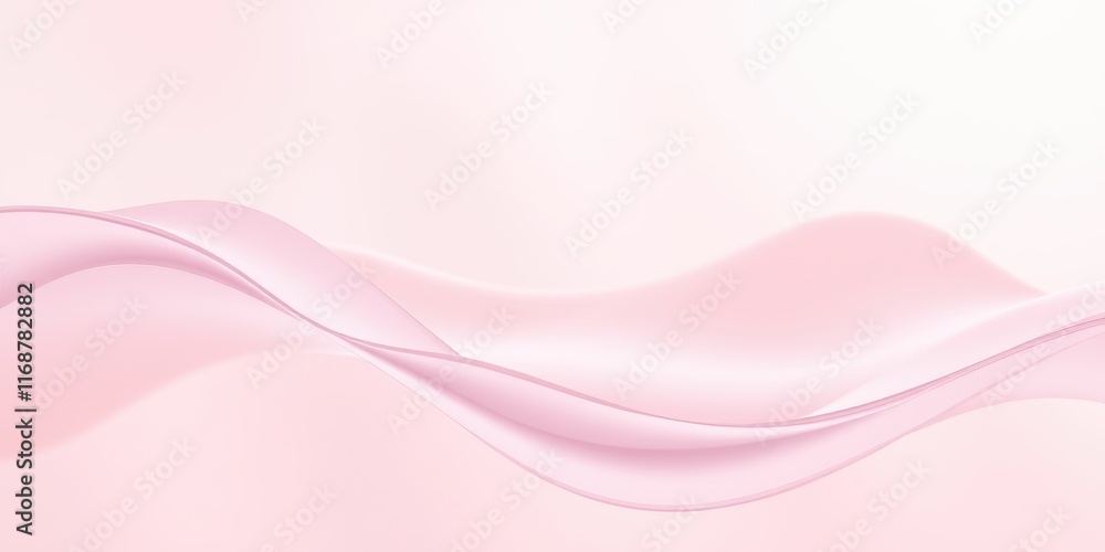 Fototapeta premium Elegant Pink Abstract Wave Background Design for Presentations