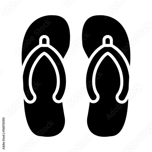 Flip Flops glyph icon