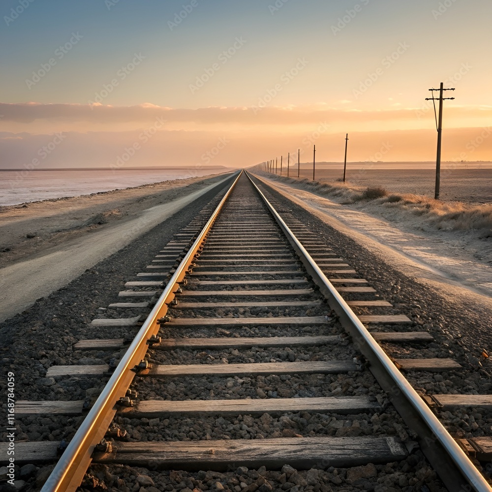 straight line rails and sleepers railways straight line rails and sleepers railways