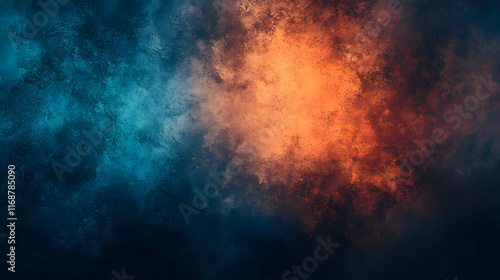 Wallpaper Mural Abstract Blue Orange Background Illustration Torontodigital.ca