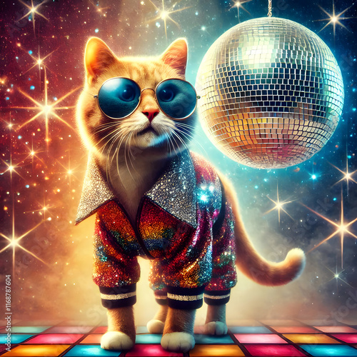 cat waiting at a bus stop 