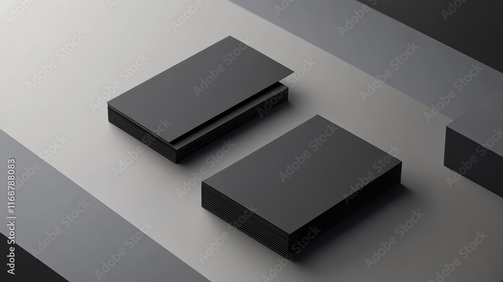 Obraz premium Business cards blank. Mockup on color background. Flat Lay. copy space for text.