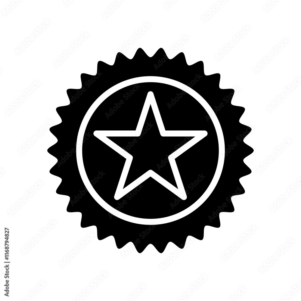 Service Award glyph icon Service Award glyph icon