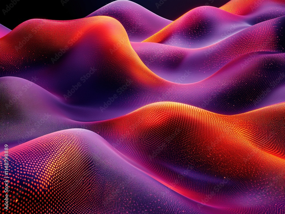 Abstract vibrant red and purple wave background. Abstract vibrant red and purple wave background.