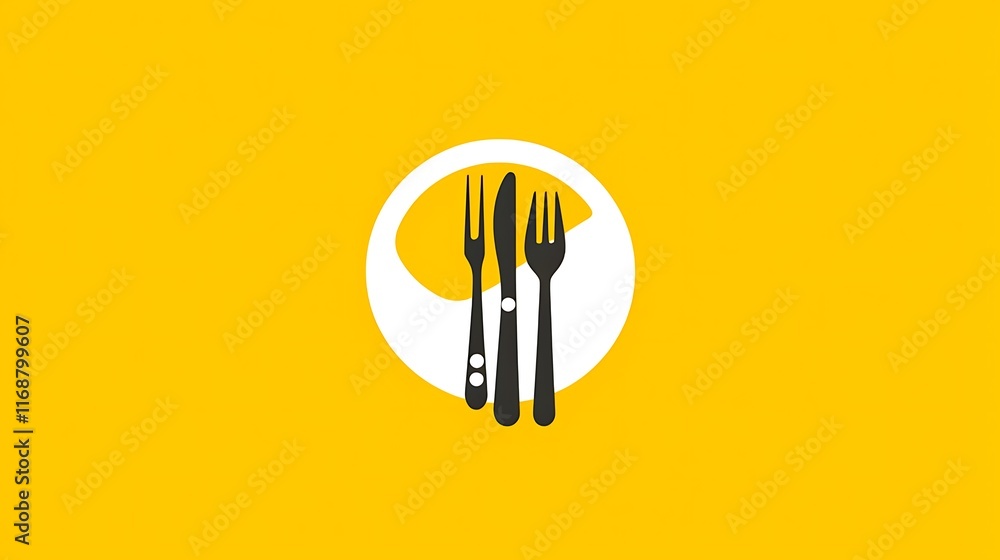 Simple Minimalist Restaurant Cutlery Design Simple Minimalist Restaurant Cutlery Design