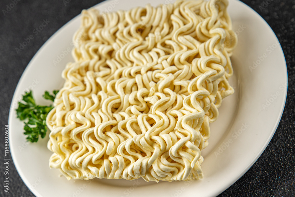 instant noodles raw fast food fresh tasty food dish delicious gourmet food background on the table rustic food top view copy space instant noodles raw fast food fresh tasty food dish delicious gourmet food background on the table rustic food top view copy space