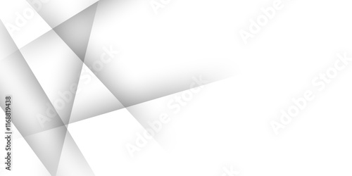 Abstract geometric white and gray color background. Minimal geometric white light background. design for brochure, website, flyer. Geometric gray wallpaper for certificate, presentation, landing page