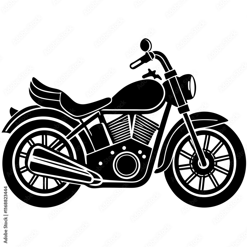 Obraz premium motorcycle illustration