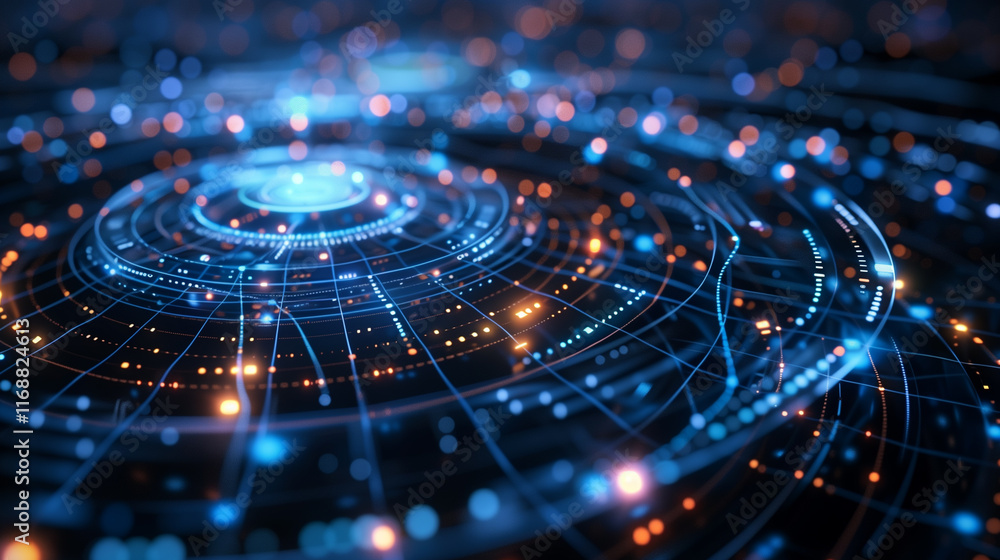 Futuristic Sci-fi Glowing Abstract Swirls of Light Particles Background
Futuristic Sci-fi Glowing Abstract Swirls of Light Particles Background