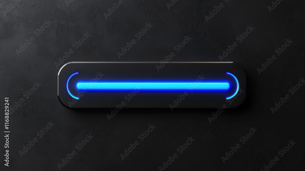 A sleek, modern LED light bar with a vibrant blue glow, set against a dark background, showcasing innovative design. A sleek, modern LED light bar with a vibrant blue glow, set against a dark background, showcasing innovative design.