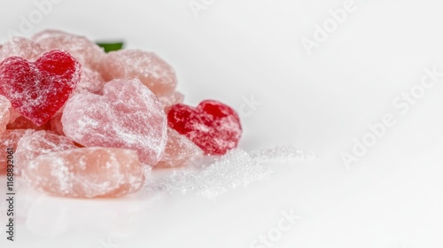 Delicious Pink and Red Heart Shaped Candies Sweet Treats Valentine s Day Confectionery