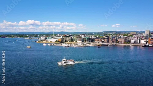 Wallpaper Mural Aker Brygge aerial view, Oslo Torontodigital.ca