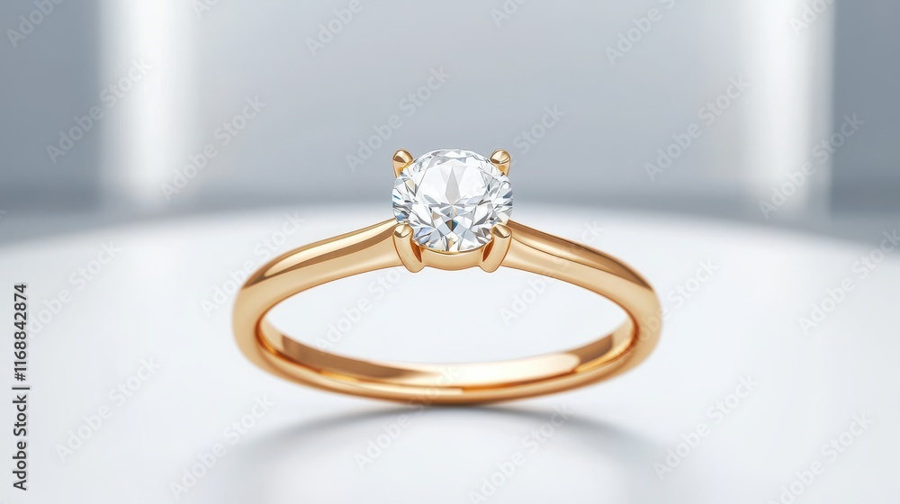 A gold and diamond ring with a white center A gold and diamond ring with a white center