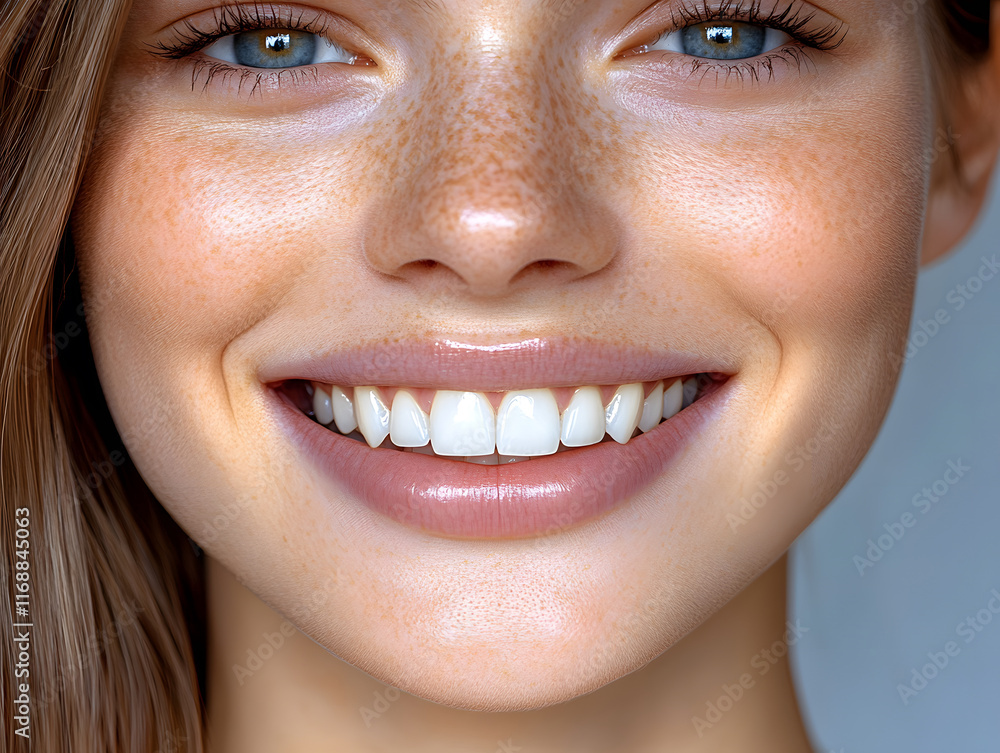 Dentist concept, snow-white smile Dentist concept, snow-white smile