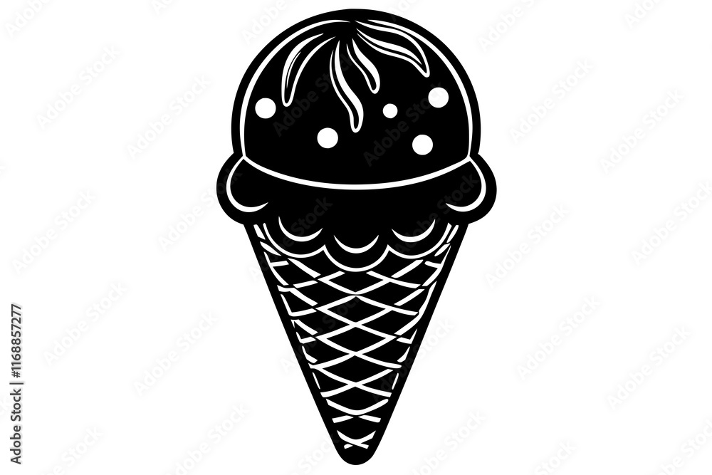 Detailed Ice Cream Cone with Melting Scoop - Dessert Vector Illustration
Detailed Ice Cream Cone with Melting Scoop - Dessert Vector Illustration