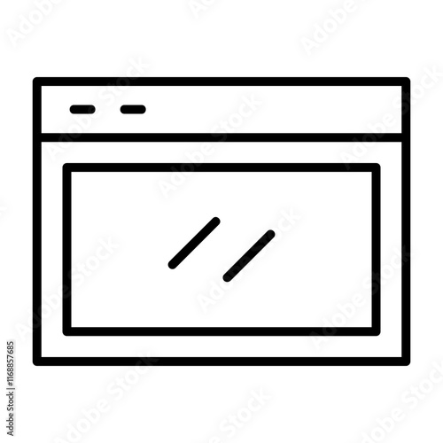 Website Outline Icon Style