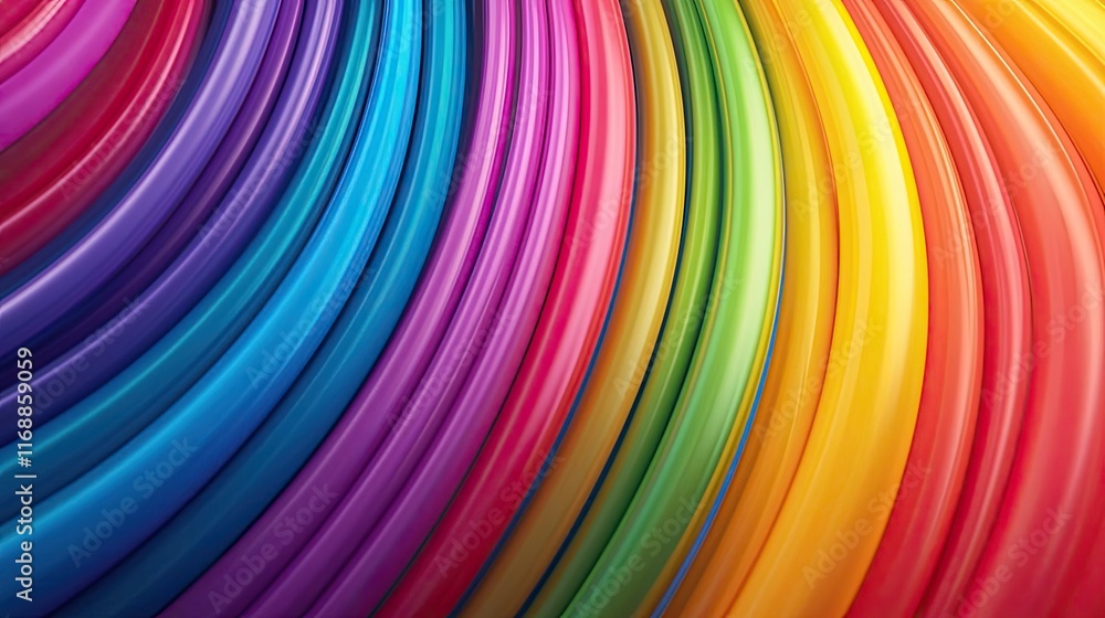 Rainbow abstract background idea. Vibrant colorful waves create a visually stunning abstract pattern. Rainbow abstract background idea. Vibrant colorful waves create a visually stunning abstract pattern.