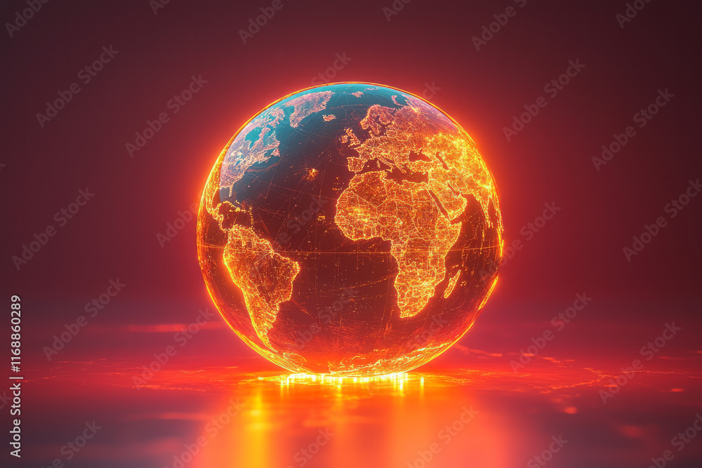 A glowing speech bubble encompassing the globe, symbolizing worldwide conversation, A glowing speech bubble encompassing the globe, symbolizing worldwide conversation,