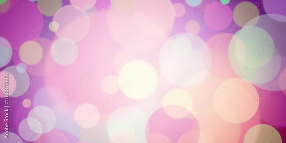 Abstract Pastel Bokeh Background with Softly Blurred Circles of Pink, Purple, and White Hues Abstract Pastel Bokeh Background with Softly Blurred Circles of Pink, Purple, and White Hues
