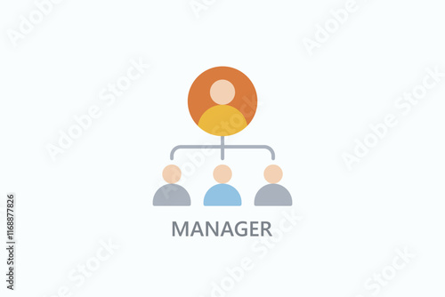 Manager Isolated Vector, Icon Or Logo Sign Symbol Illustration