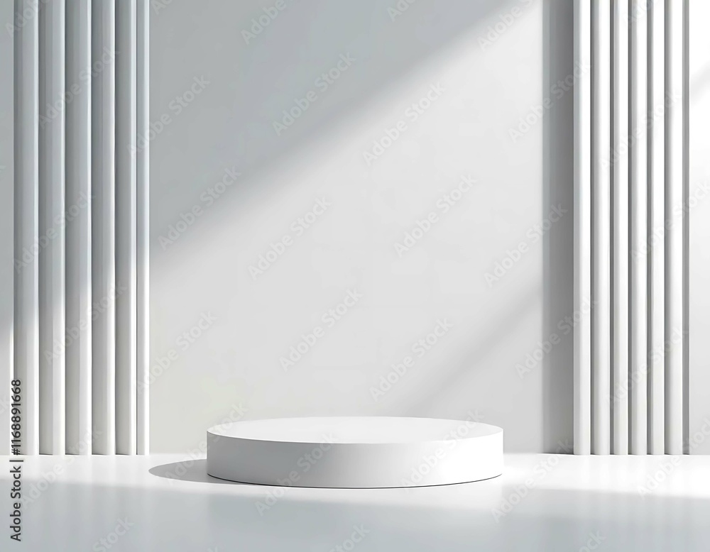 Fototapeta premium room with white wall