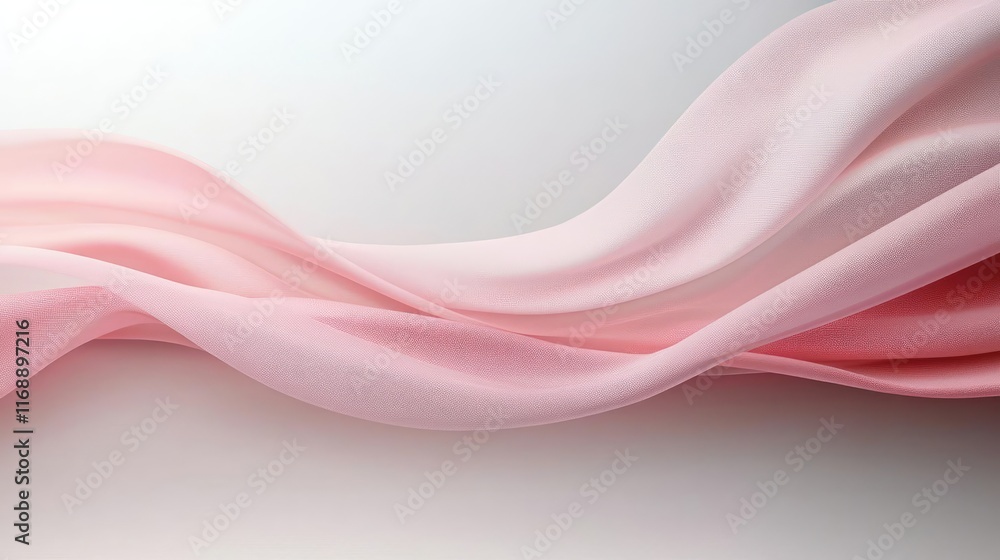 Grungy abstract background concept. Beautiful soft pink fabric draping elegantly in gentle waves and folds. Grungy abstract background concept. Beautiful soft pink fabric draping elegantly in gentle waves and folds.