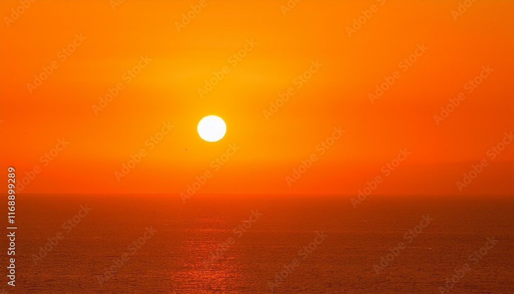 The point at which the temperature gradually drops in a bright orange sunset The point at which the temperature gradually drops in a bright orange sunset