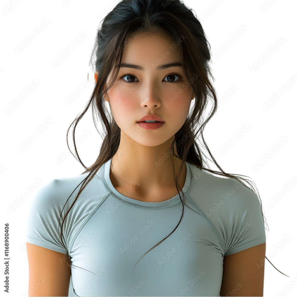 Beautiful young asian sport woman with sportswear Beautiful young asian sport woman with sportswear