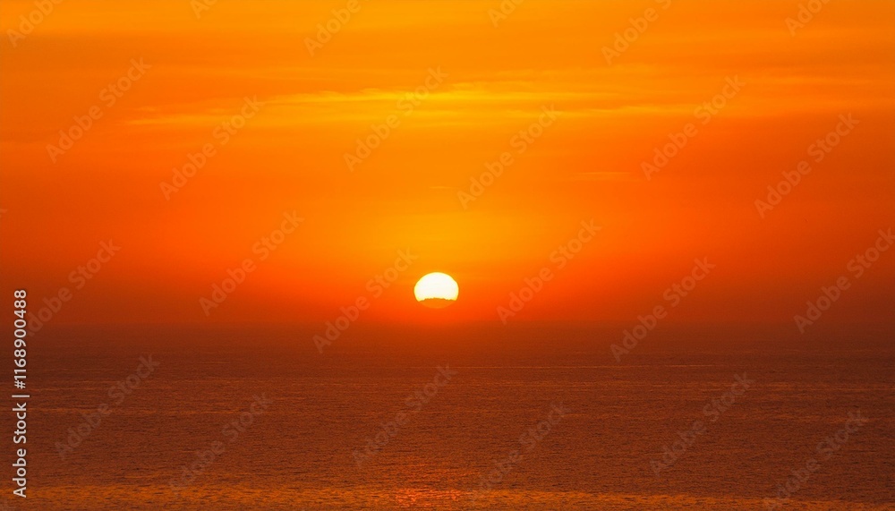 The point at which the temperature gradually drops in a bright orange sunset The point at which the temperature gradually drops in a bright orange sunset