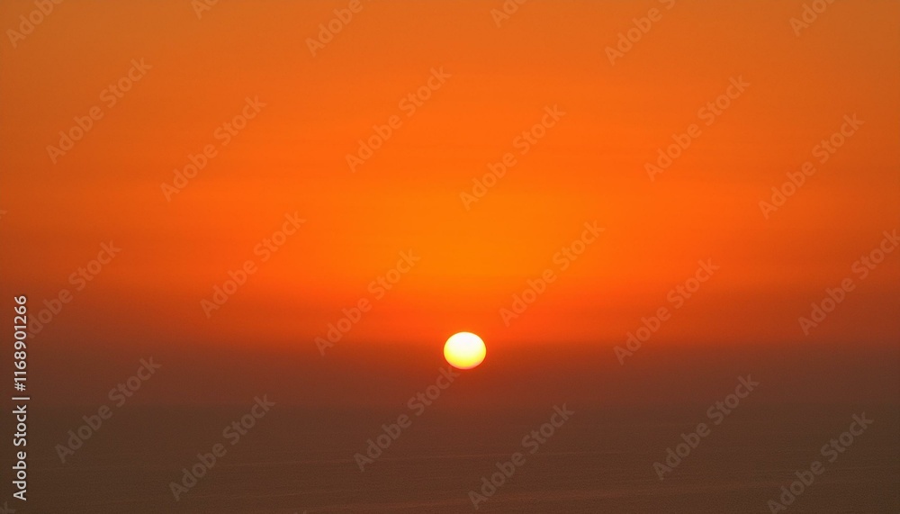 The point at which the temperature gradually drops in a bright orange sunset The point at which the temperature gradually drops in a bright orange sunset