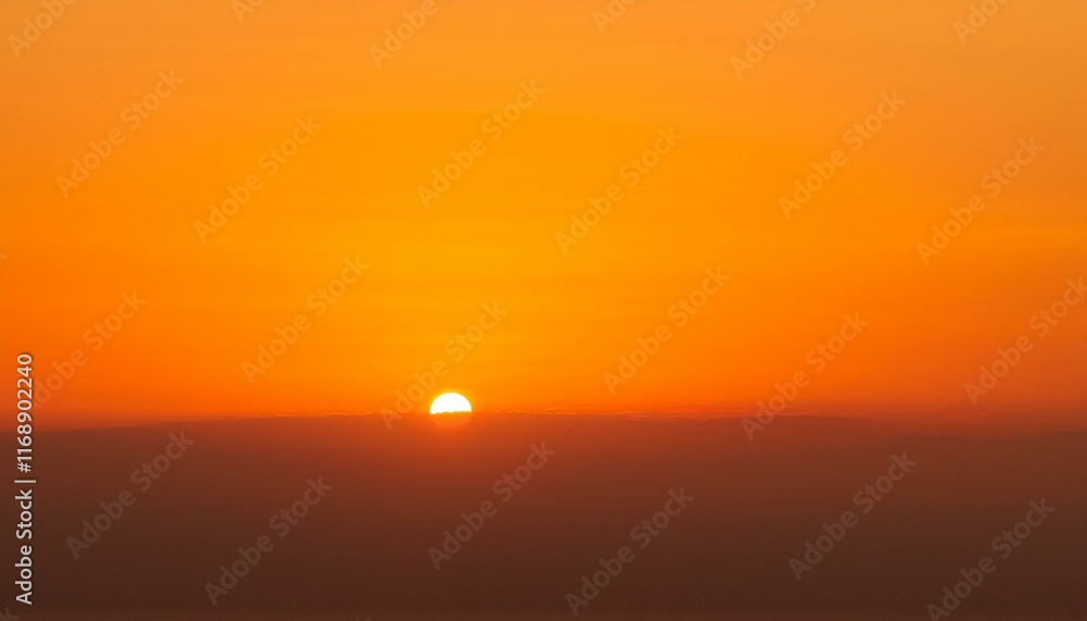 The point at which the temperature gradually drops in a bright orange sunset The point at which the temperature gradually drops in a bright orange sunset