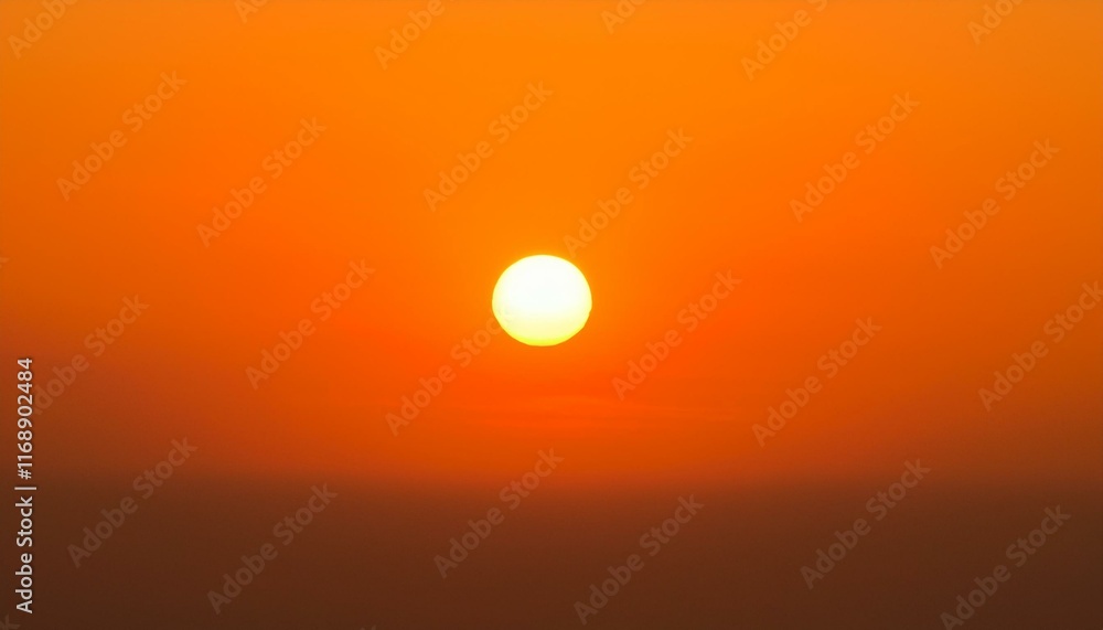 The point at which the temperature gradually drops in a bright orange sunset The point at which the temperature gradually drops in a bright orange sunset