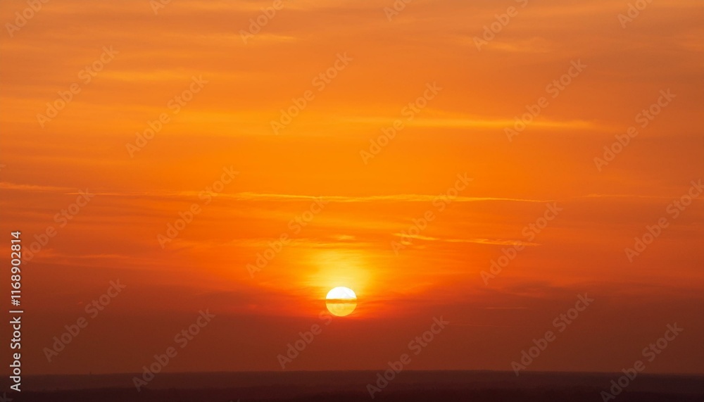 The point at which the temperature gradually drops in a bright orange sunset The point at which the temperature gradually drops in a bright orange sunset