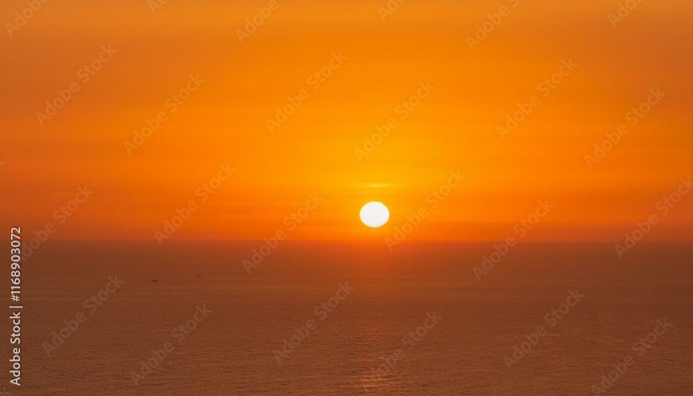 The point at which the temperature gradually drops in a bright orange sunset The point at which the temperature gradually drops in a bright orange sunset