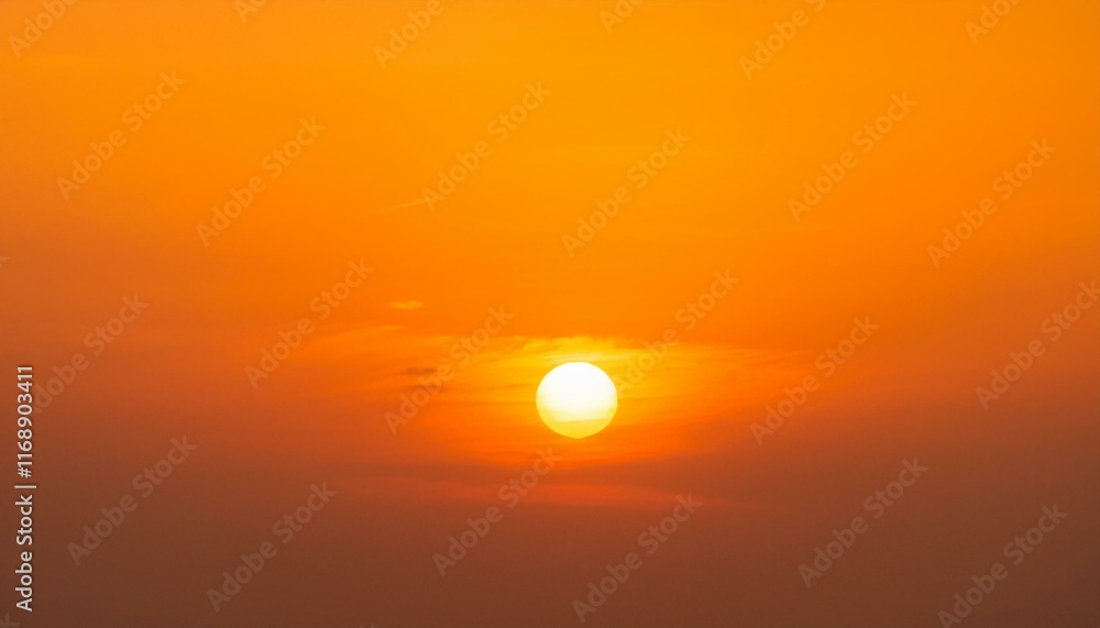 The point at which the temperature gradually drops in a bright orange sunset The point at which the temperature gradually drops in a bright orange sunset