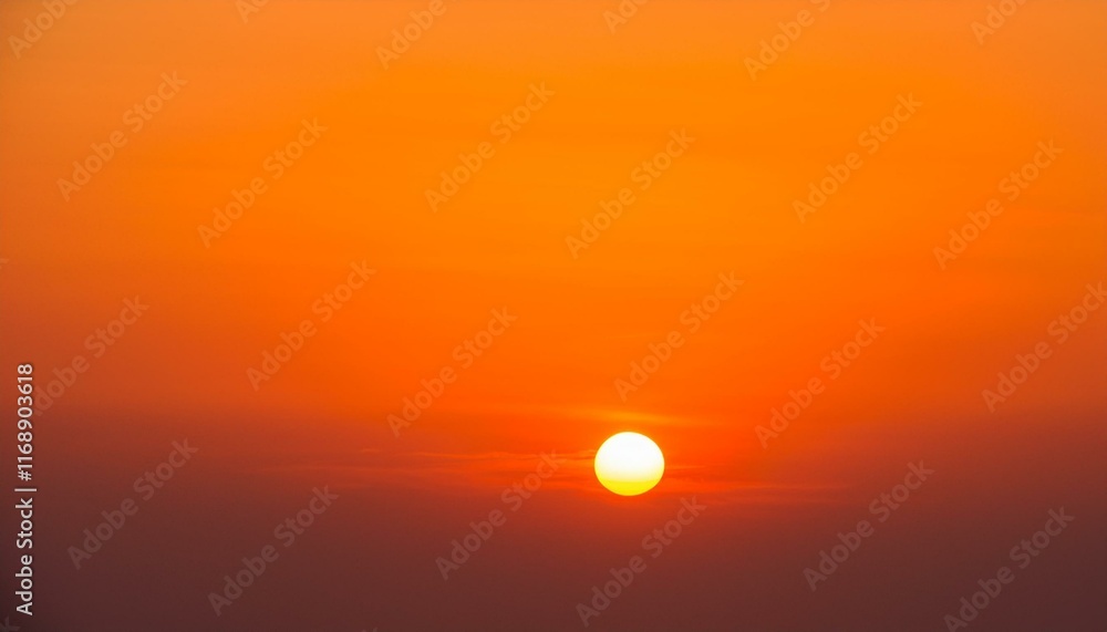 The point at which the temperature gradually drops in a bright orange sunset The point at which the temperature gradually drops in a bright orange sunset