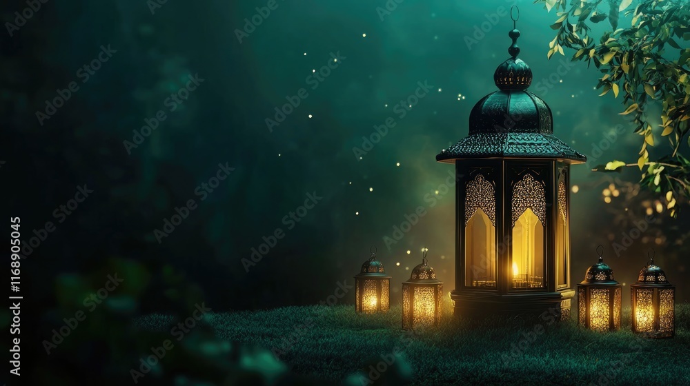 ramadan Kareem background illustration. Ramadan Kareem background with mosque and lanterns. ramadan Kareem background illustration. Ramadan Kareem background with mosque and lanterns.