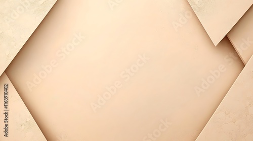 Abstract Beige Geometric Background Design