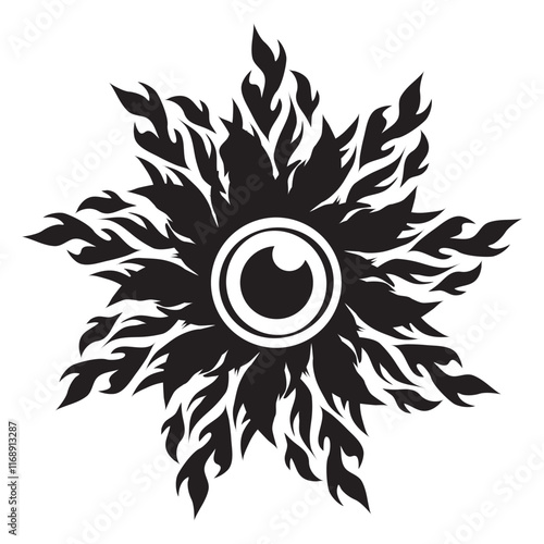 Fire Eye Tattoo represents power