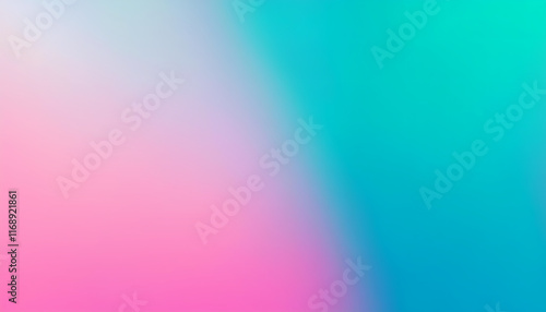 Abstract Pink and Turquoise Gradient Background  Blurred Soft Pastel Colors  Digital Art  