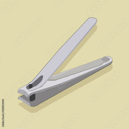 Nail Cutter Vector - Nail Clippers.Collection of four nail clippers