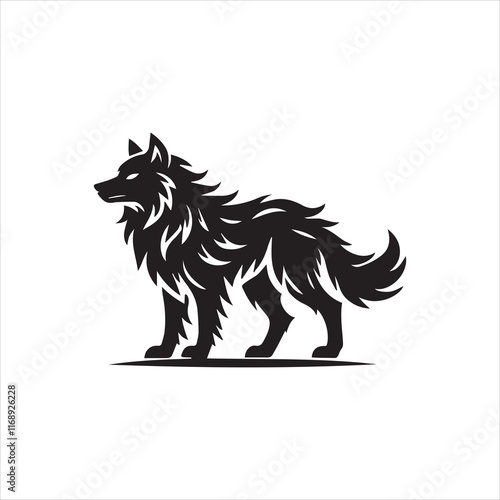 illustration of a wolf