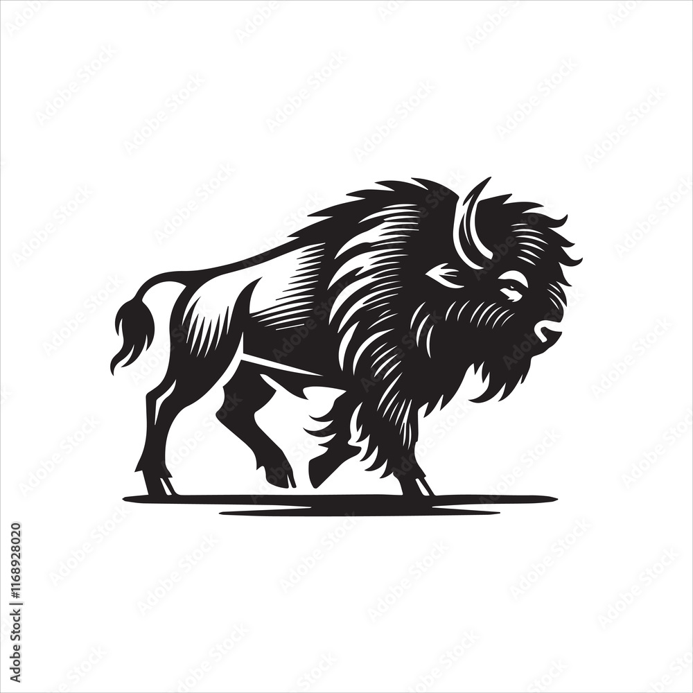 Obraz premium black and white cow