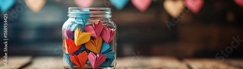 Rustic Mason Jar Filled wit...