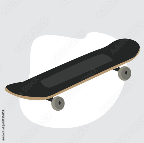 Skateboard Road. skateboard road vector icon