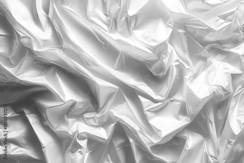 abstract white plastic wrap overlay texture illustrating the crumpled and stretched surface effect creating a sense of depth and tactile quality against a clean background ideal for modern designs abstract white plastic wrap overlay texture illustrating the crumpled and stretched surface effect creating a sense of depth and tactile quality against a clean background ideal for modern designs